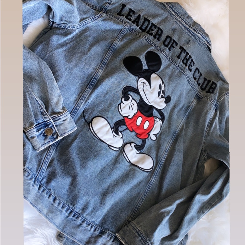 Mickey Mouse denim jacket for adults